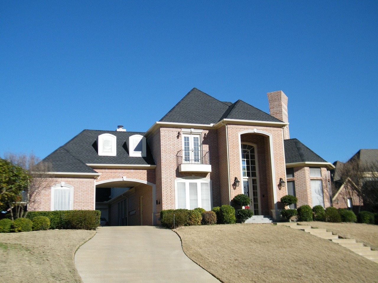 Driveway after